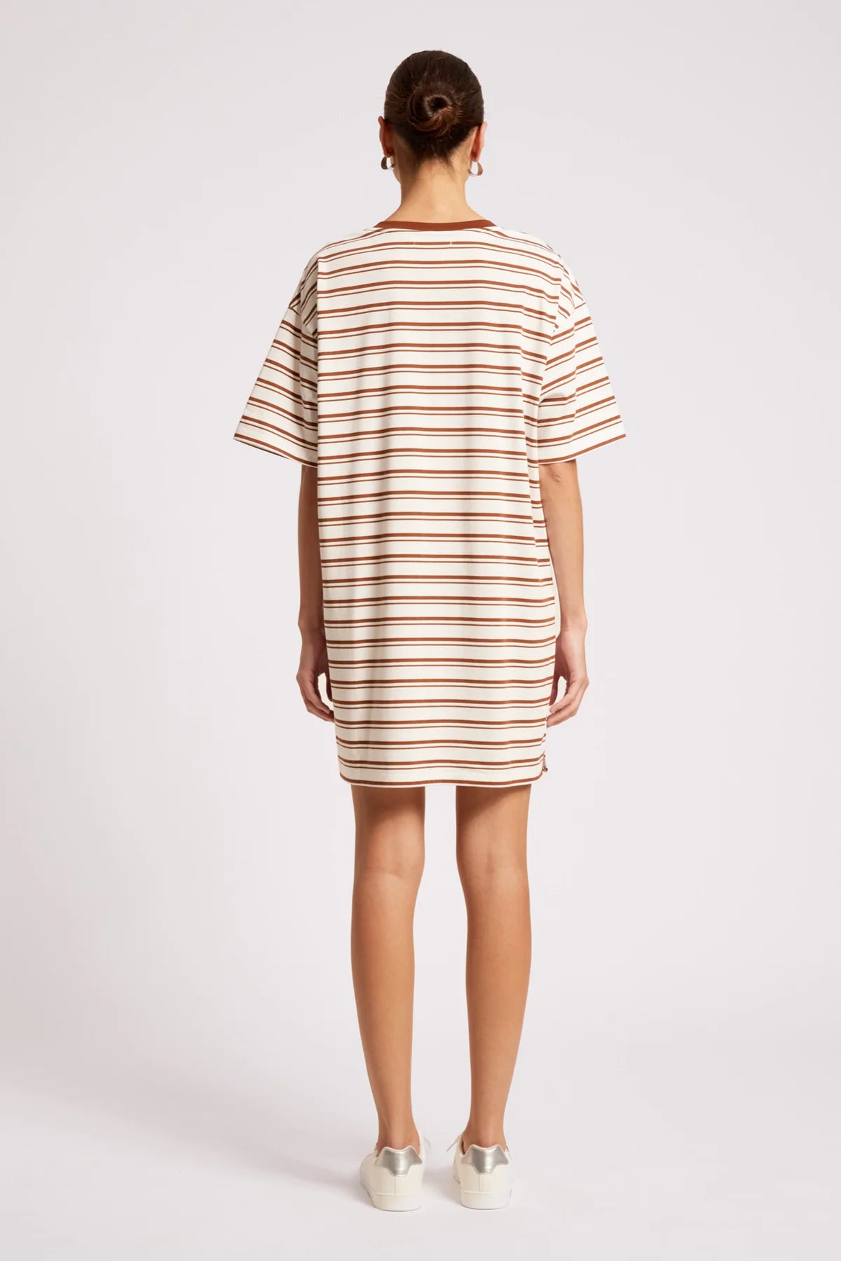 Paloma Striped Dress - Dune/White