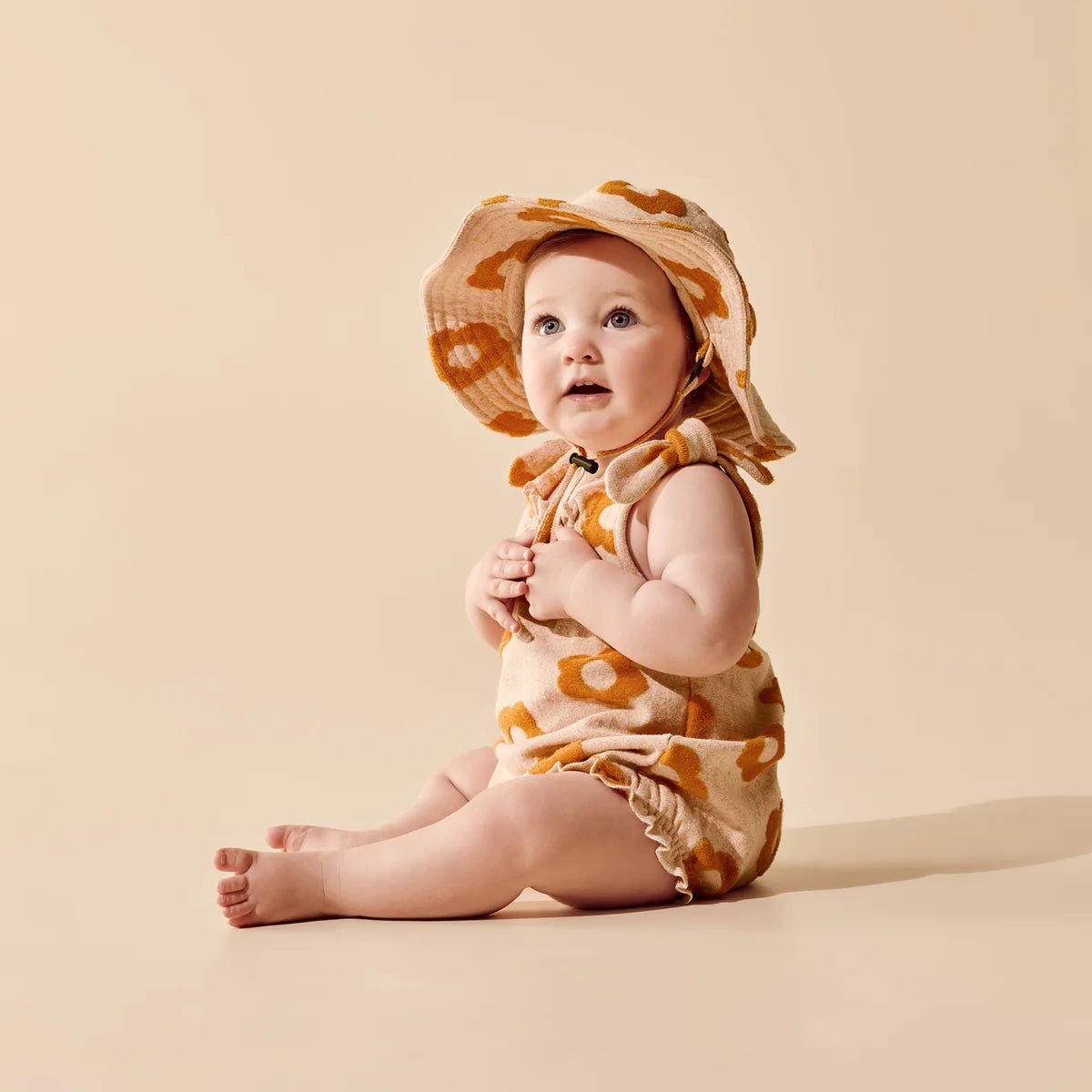 Daisy Glow Organic Terry Sun Hat