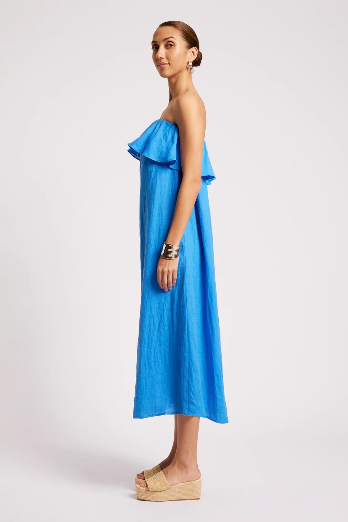 Maris Strapless Dress - Marine