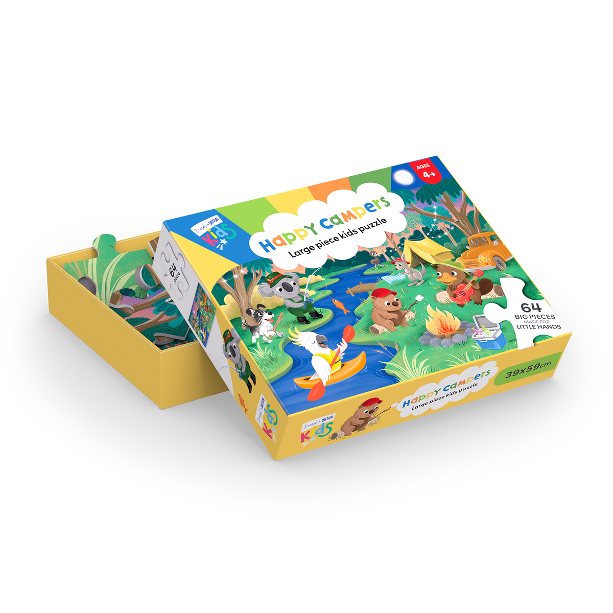 D&D Kids 64pc Jigsaw Puzzle: Happy Campers