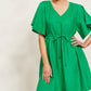 Halcyon Tie Dress Emerald
