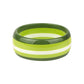 Rainbow Resin Bangle Greens