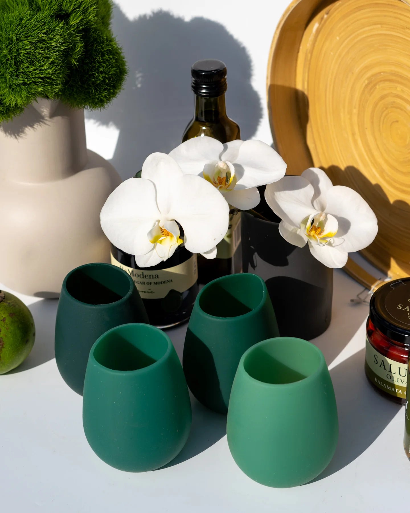 holiday mistletoe | fegg | silicone unbreakable glasses