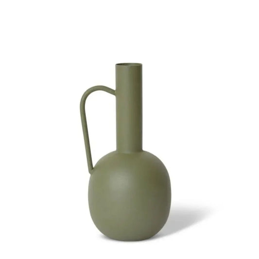 Rocco Vase Gray Green - 14 x 14 x 27cm
