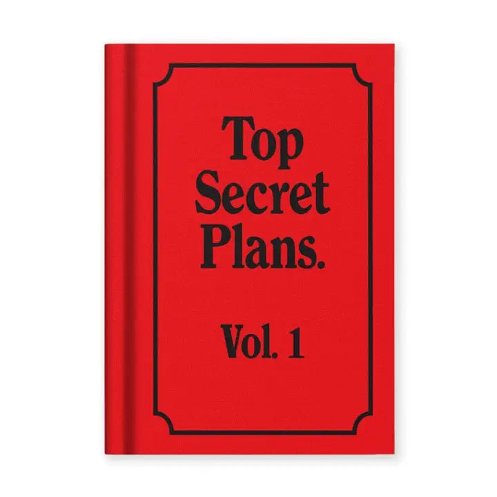 Hard Cover Tiny Notebook - Top Secret Plans Vol 1