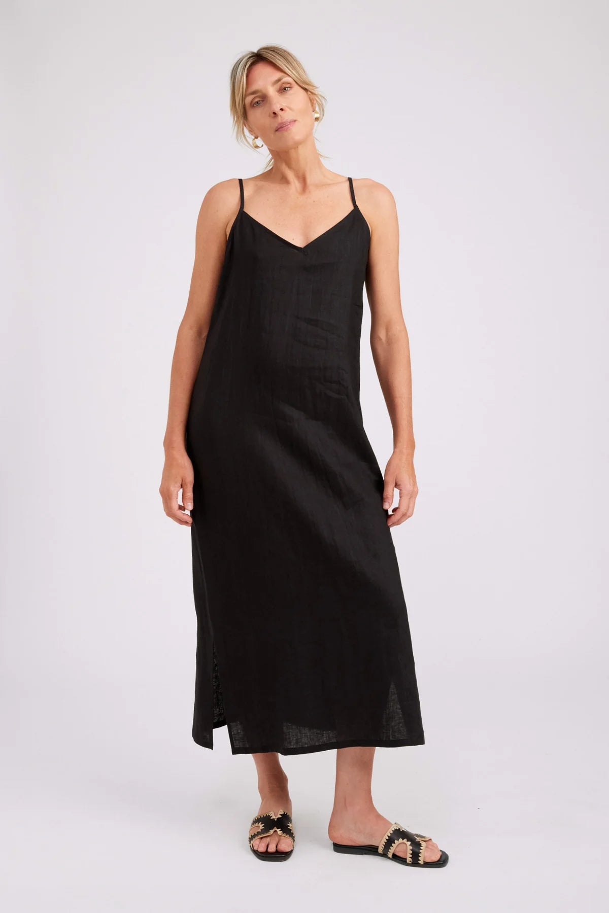 Studio Tank Maxi Dress - Black