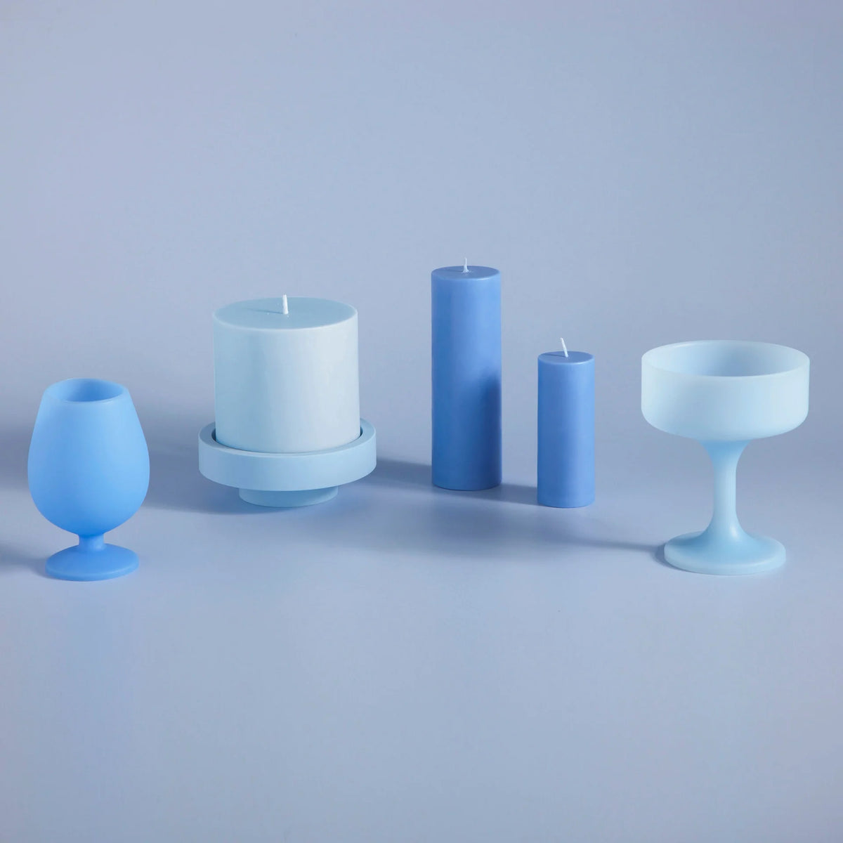 sky + kingfisher | stemm | silicone unbreakable wine glasses