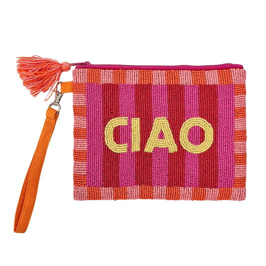 Beaded Ciao Wristlet Purse