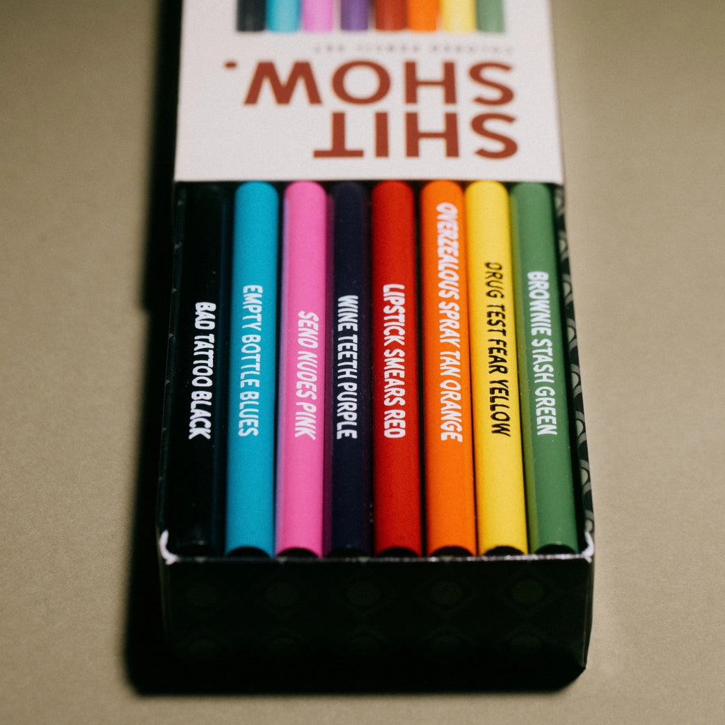 Shit Show Coloured Pencils