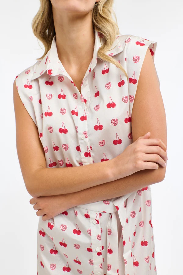Cherry Bomb Dress - Red & Vanilla