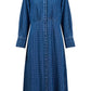 Sloane Denim Maxi Dress - Check