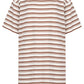 Paloma Striped Dress - Dune/White