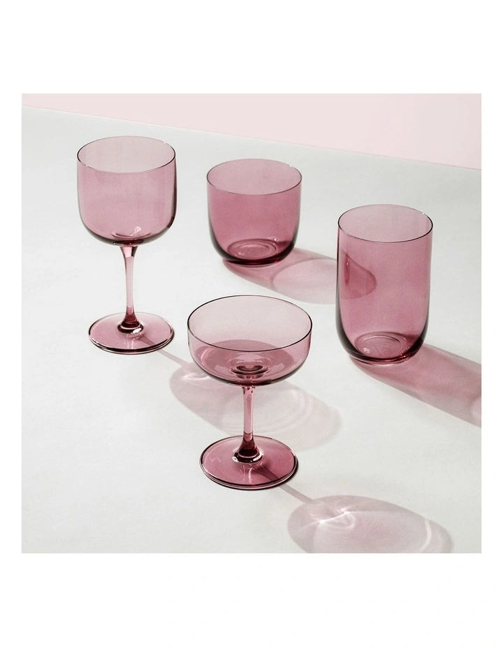 Like by Villeroy & Boch Grape Water glass, Set 2pcs 9x8cm