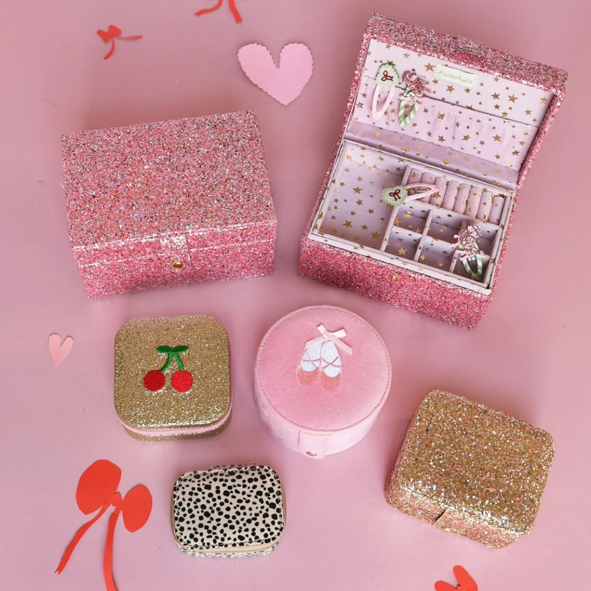 Confetti Glitter Large Jewellery Box