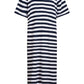 Studio Stripe Tshirt Dress - Indigo