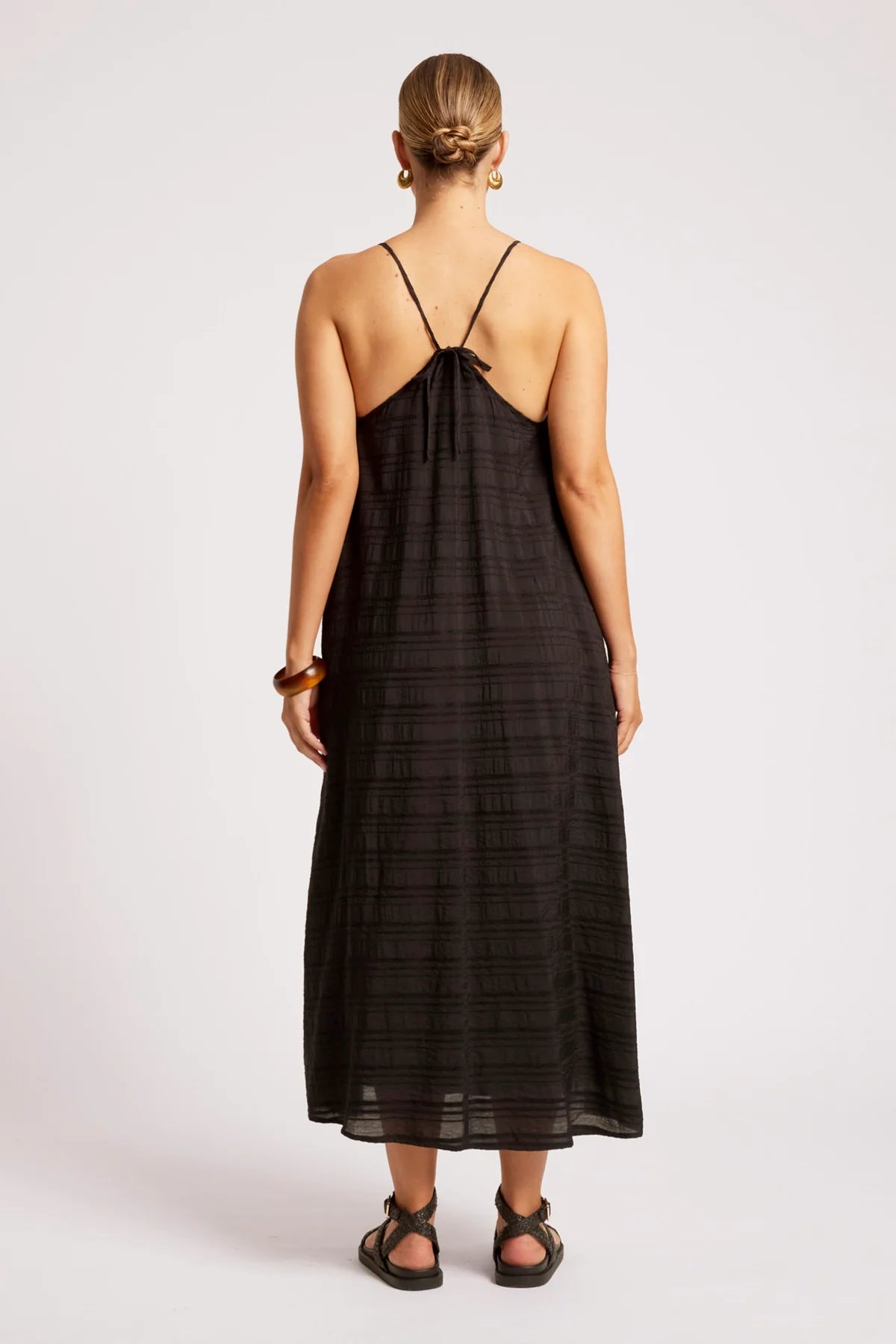 Sovana Tank Maxi Dress - Black