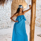Maris Strapless Dress - Marine