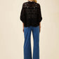 Maggie Crochet Cape - Black (One Size)