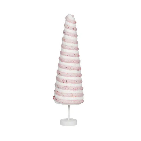 Candy Cone Tree Foam/Plas 14x51cm Pink