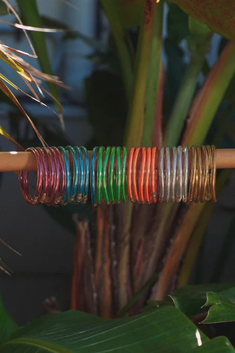 Rio Bangle Set - Key Lime