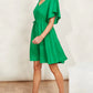 Halcyon Tie Dress Emerald