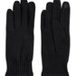Berber Rib Glove  Black