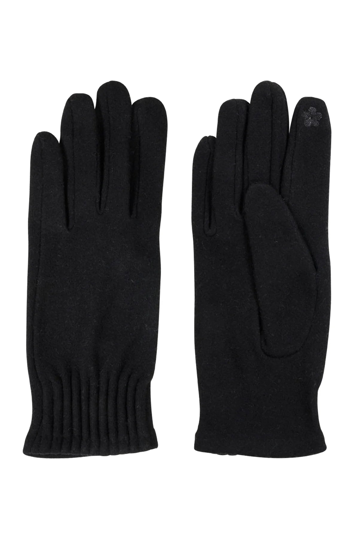 Berber Rib Glove  Black