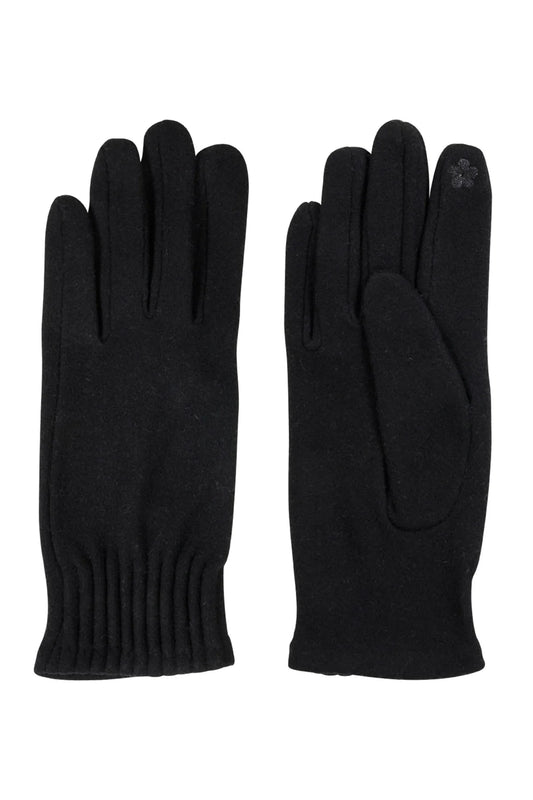 Berber Rib Glove  Black