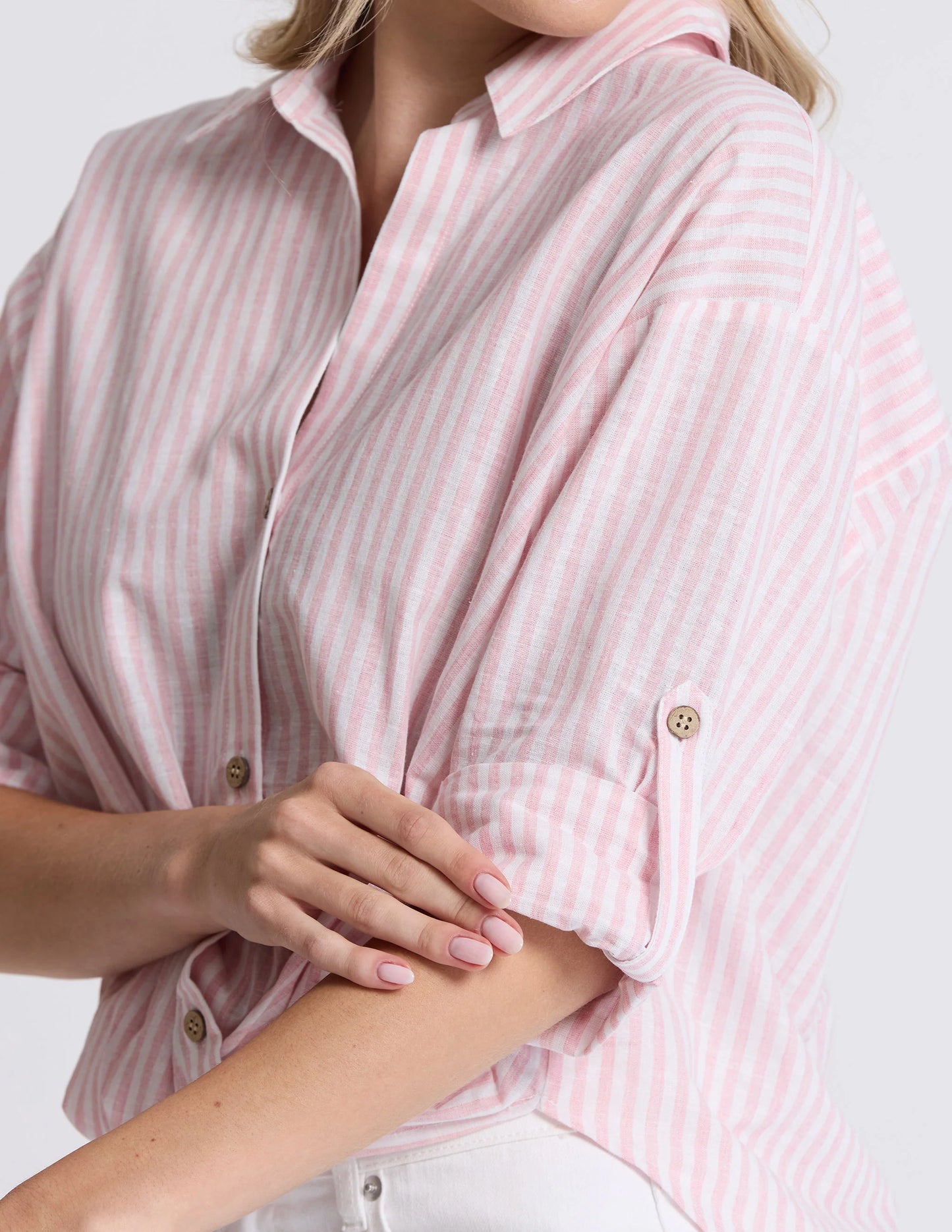 On Repeat Blouse Rose Stripe