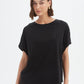 Bubble Sleeve Tee - Black