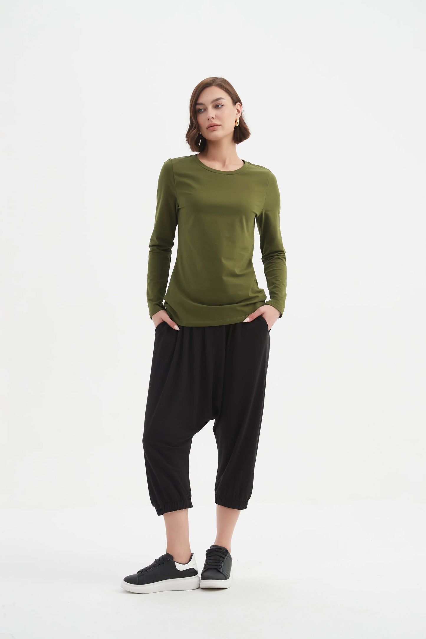 LONG SLEEVE TSHIRT (KHAKI)