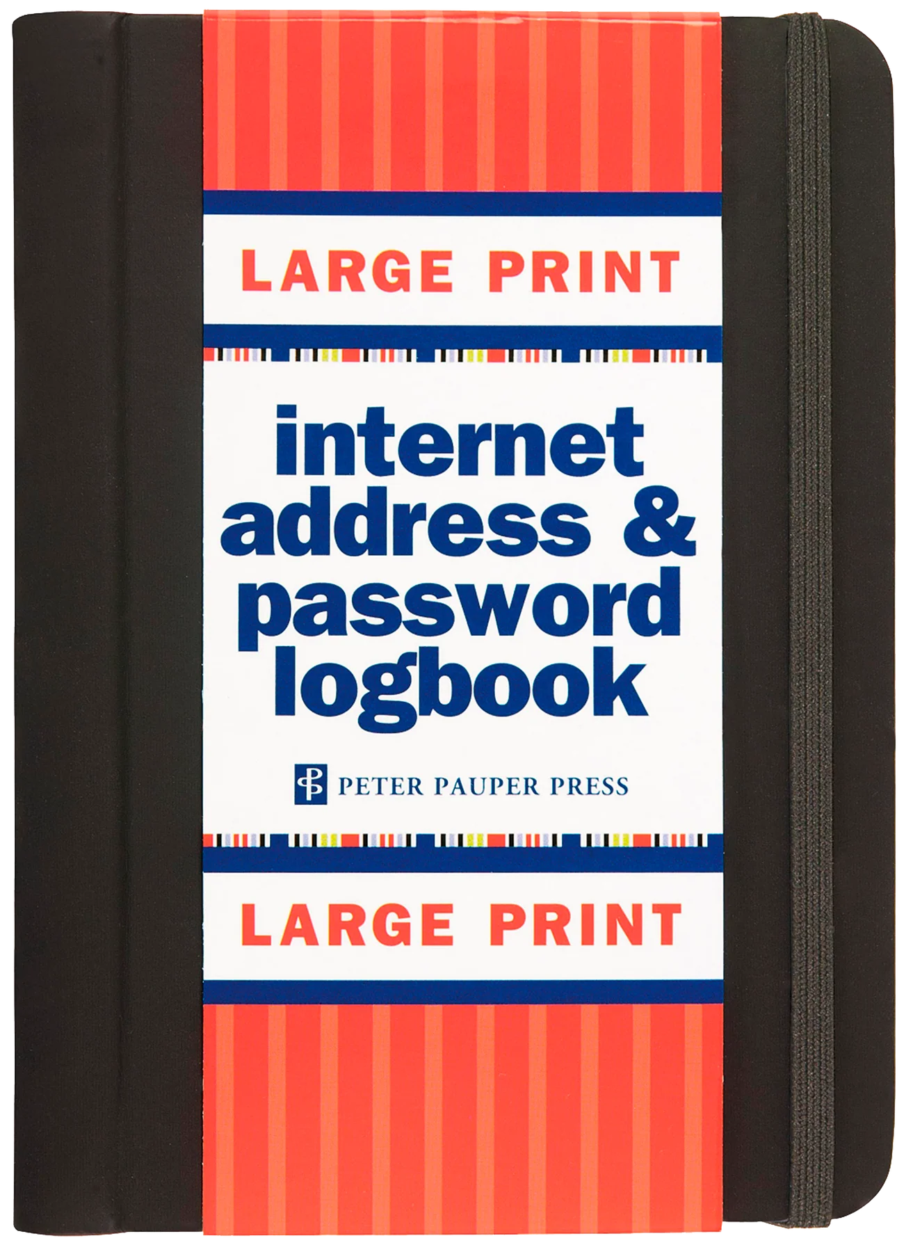 Large Print Internet Log Book
