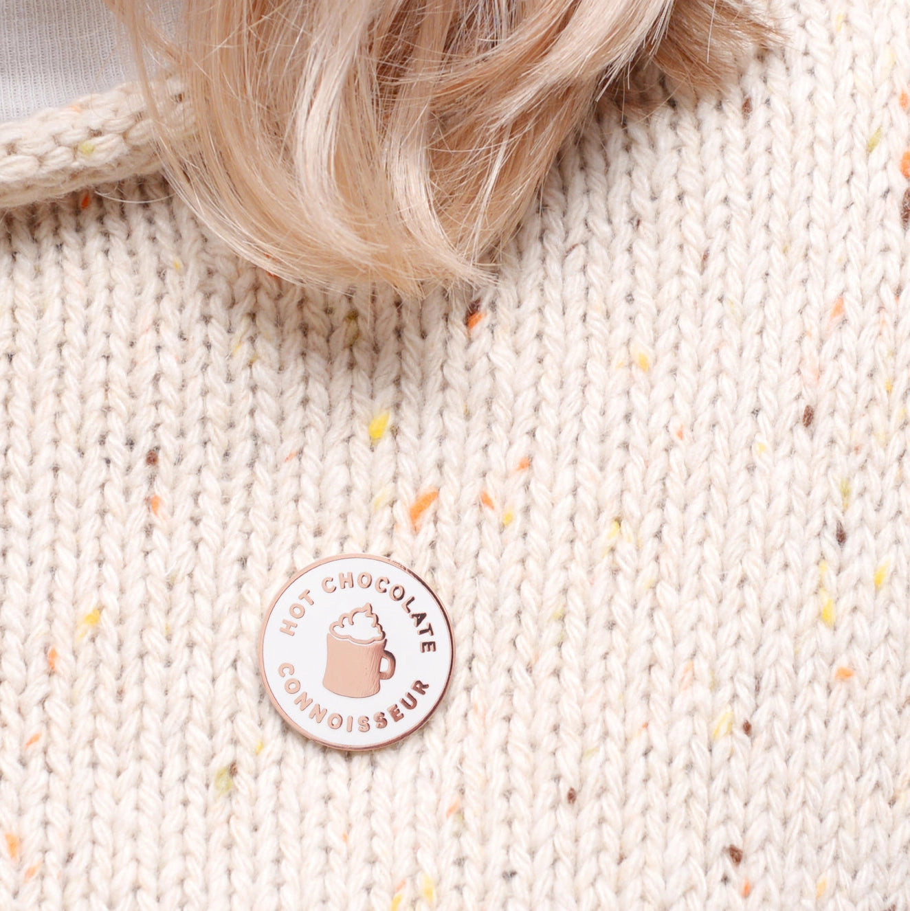 Hot Chocolate Connoisseur - Enamel Pin