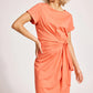 Francia Tie Dress - Coral