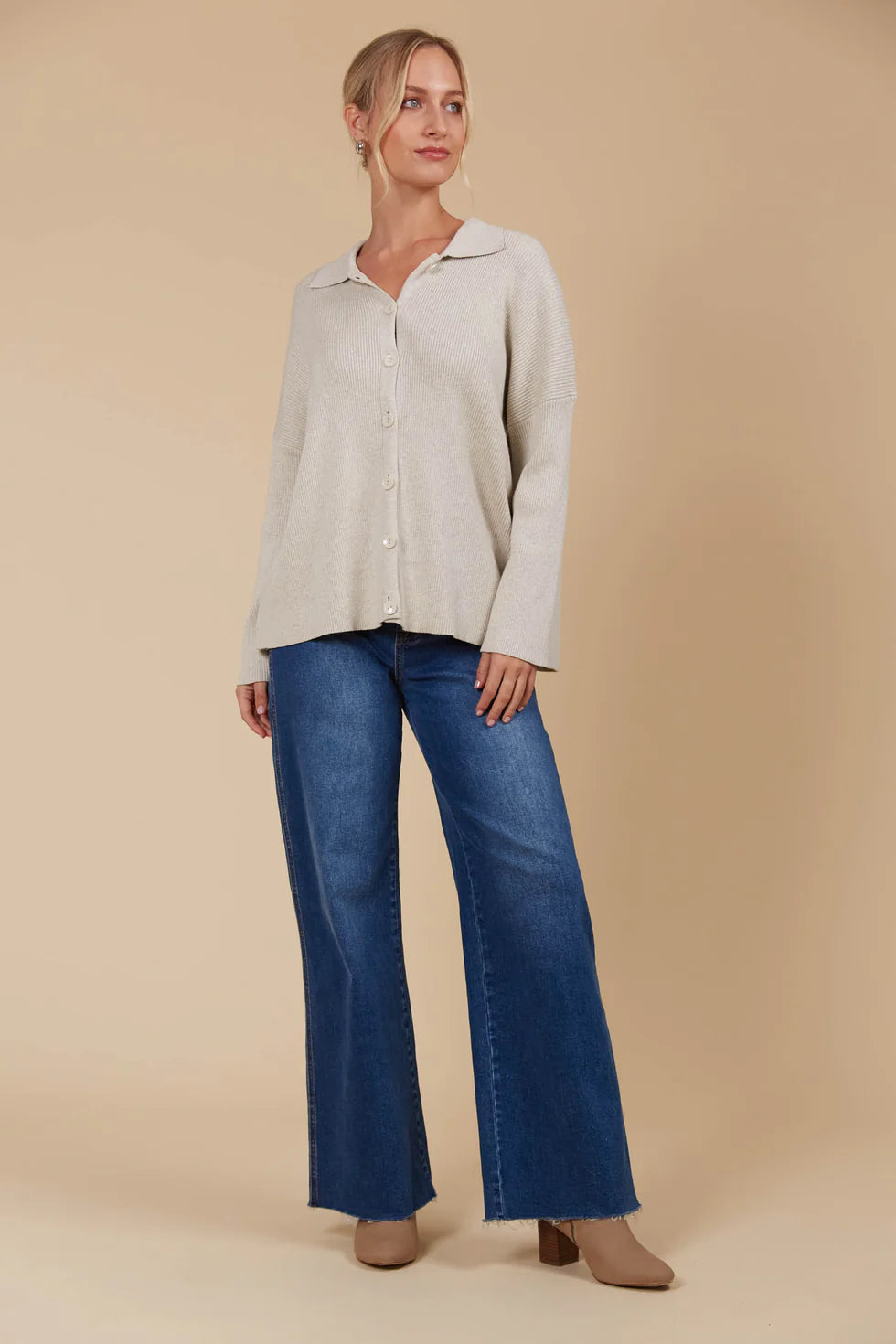 Tala Knit Shirt - Canvas