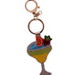 Cocktail Beaded Keychain - Daquari