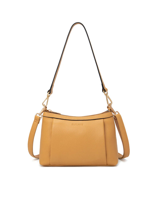 Marcia Leather Crossbody Bag Dijon