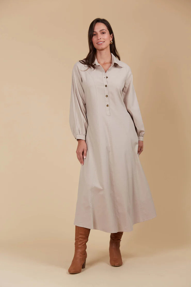 Freya Dress - Canvas