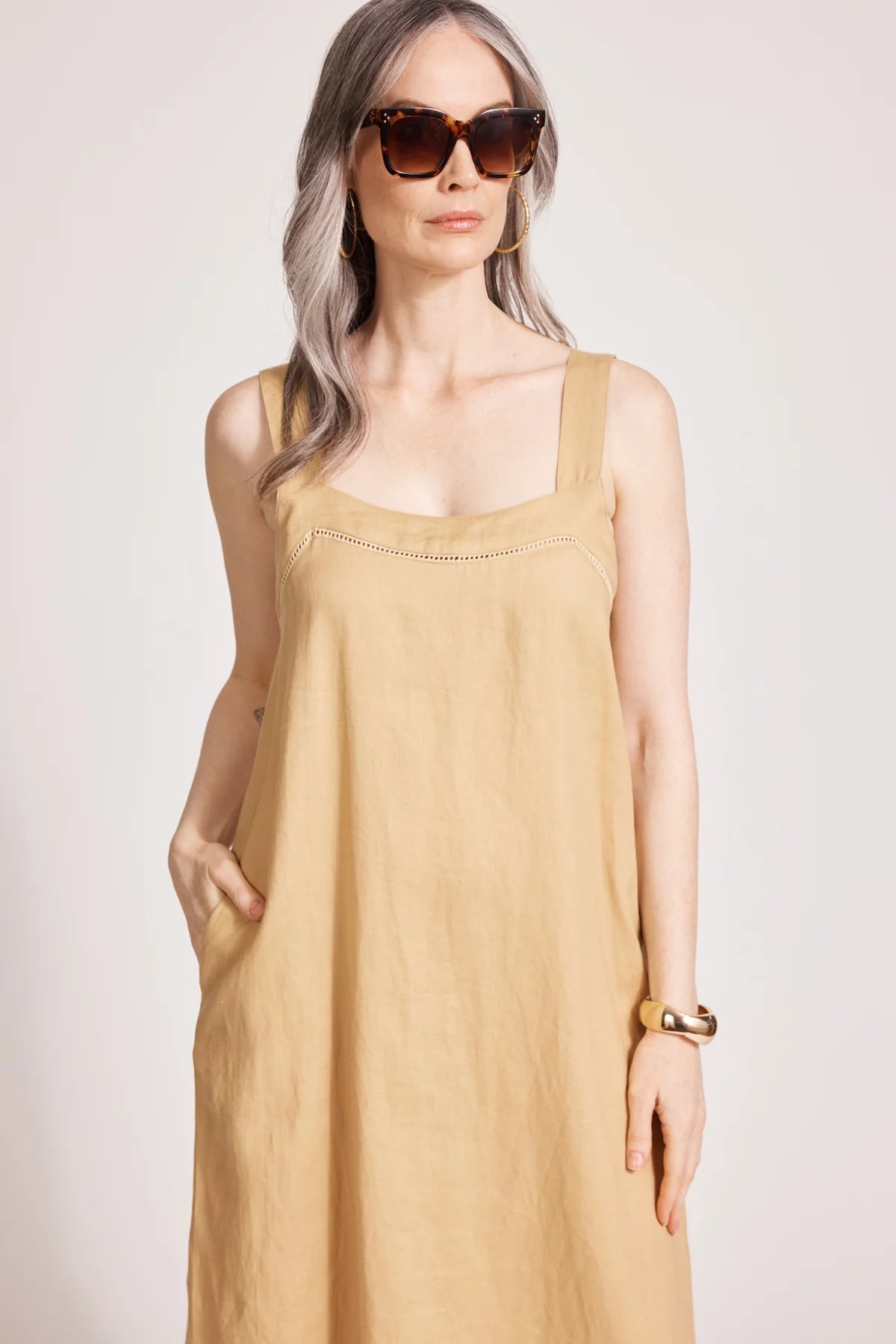 Miramar Tank Maxi Dress - Caramel