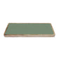 Corrine Rectangle Tray Small Green & Natural