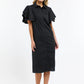 Lainie Flutter Dress Black