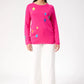 Vermont Star Crew Jumper - Hot Pink
