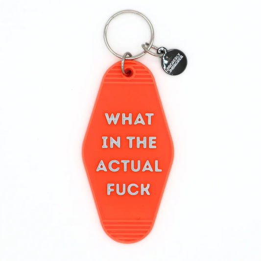 Hot Stamped Motel Keychain What in the Actual Fuck