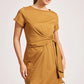 Francia Tie Dress - Caramel