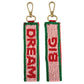 Dream Big Beaded Keychain