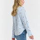 Queen of Hearts Shirt - Sky Blue