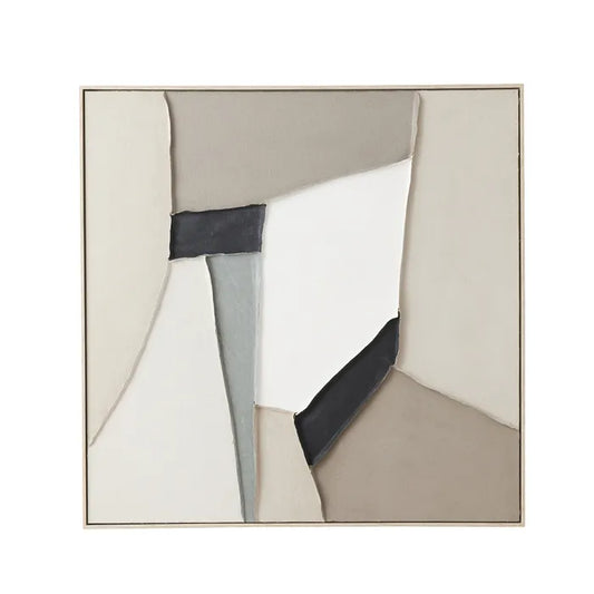 Shift Frame Oil Canvas 100 x 100 cm
