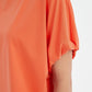 Bubble Sleeve Tee -  Orange Ember