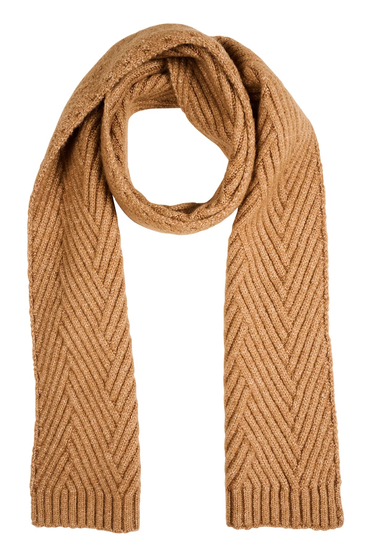 Sable Knit Scarf  -  Mocha