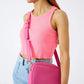 Vegan Leather Sandy Springs Crossbody - Bubblegum